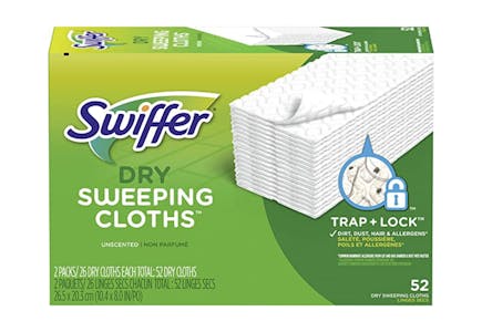 2 Dry Sweeping Cloths 52-Pack