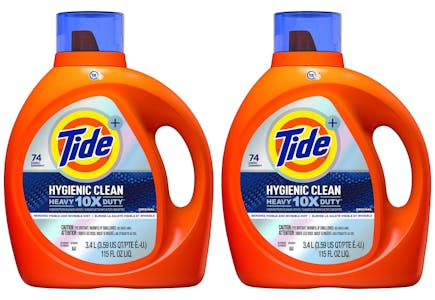 2 Tide Ultra Hygienic Clean (148 Loads)