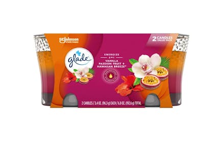 2 Glade Candle Packs