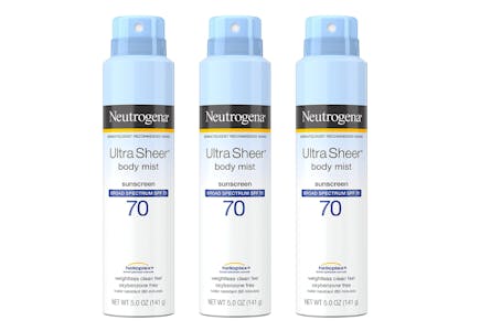 Neutrogena Sunscreen Spray 3-Pack
