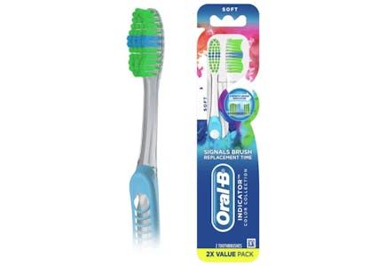 4 Indicator Toothbrush 2-Packs 