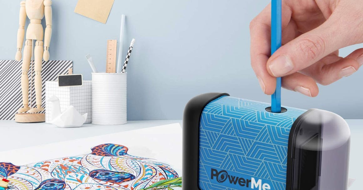 Battery-Operated Electric Pencil Sharpener, Only $14.39 on Amazon