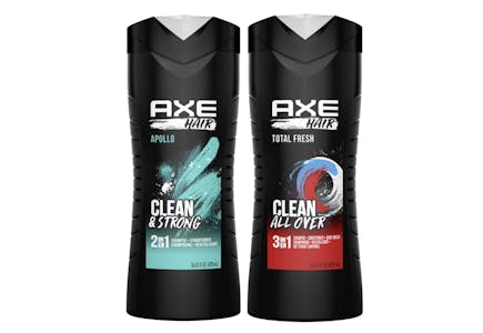 2 Axe Body Washes