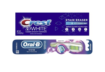 2 Crest & Oral-B Dental Care