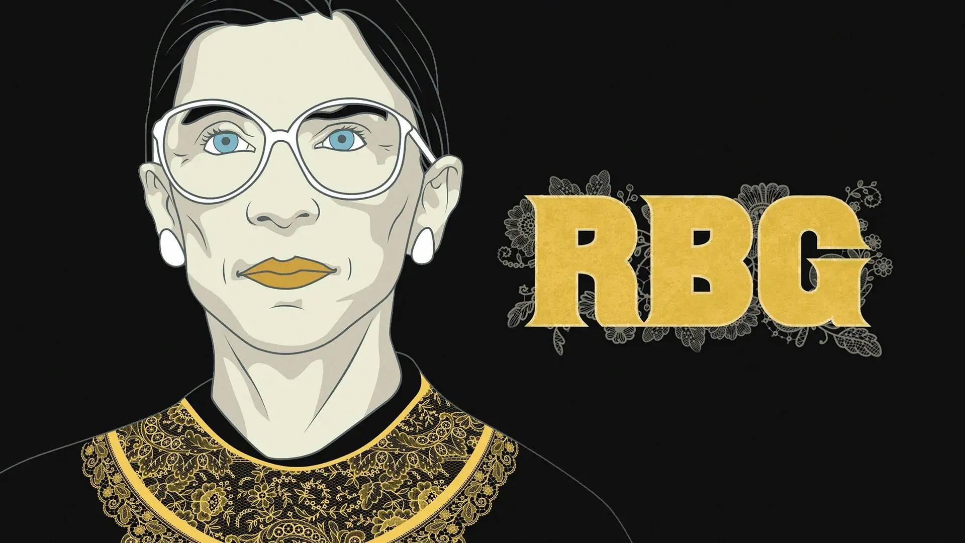 The thumbnail cover for the movie RBG
