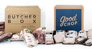 butcherbox and good chop boxes with frozen meat