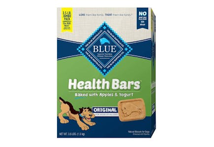 Blue Buffalo Health Bars Dog Treats, Yogurt & Apples Flavor