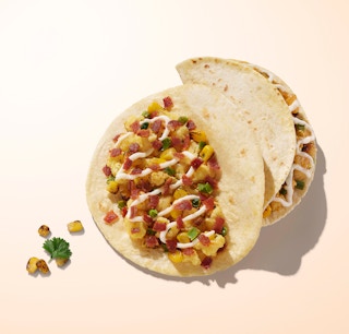 Dunkin Donuts breakfast taco