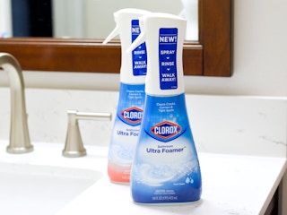 clorox bathroom ultra foamer cleaners in two scents