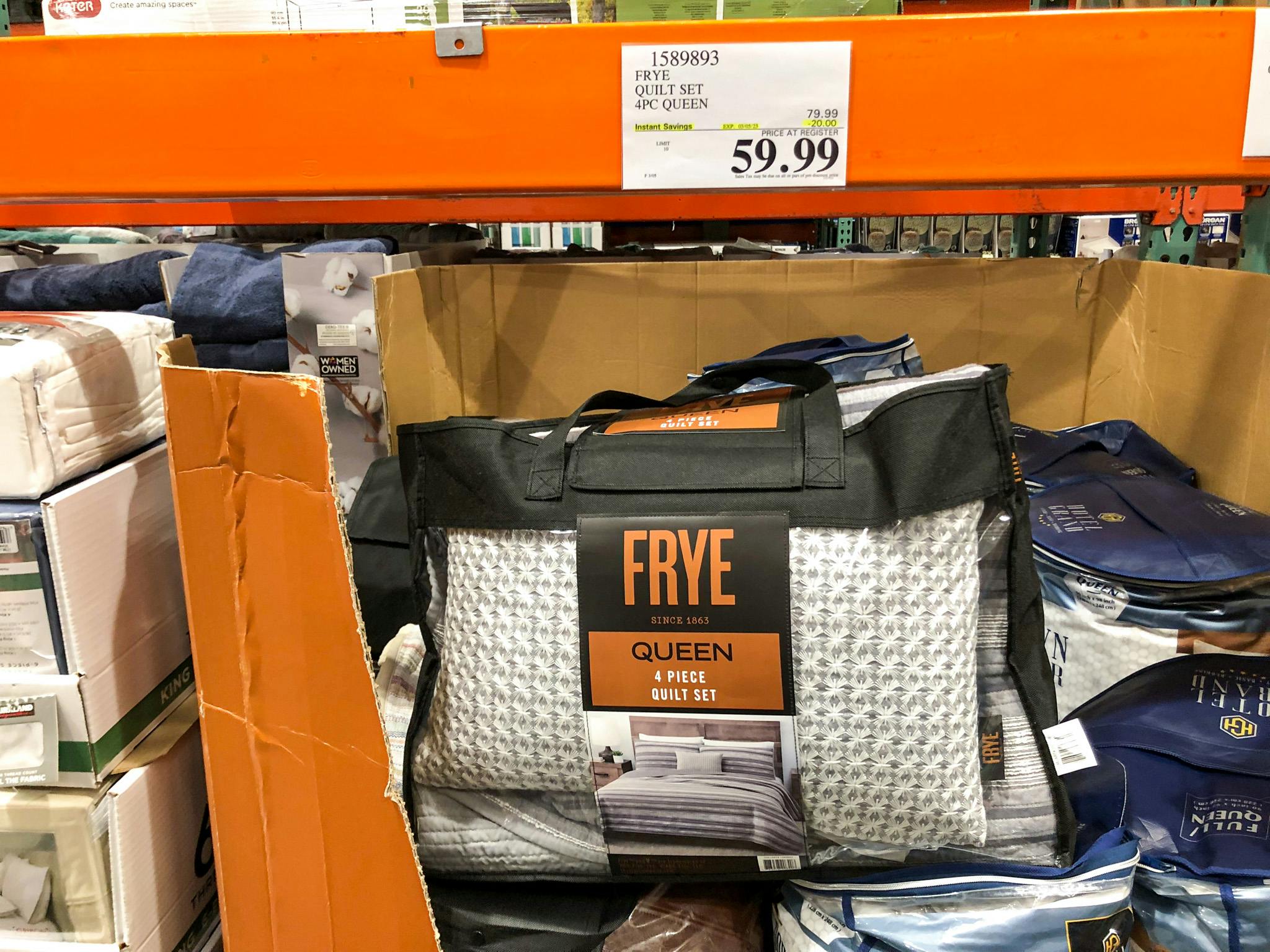 Frye 4-Piece Quilt Sets, as Low as $ at Costco - The Krazy Coupon Lady
