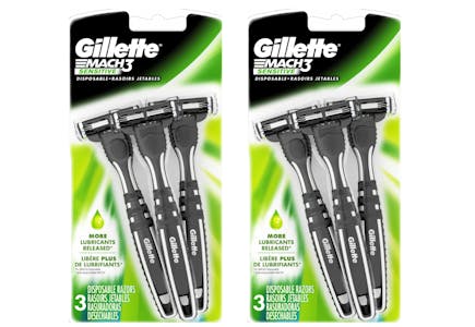 2 Gillette Disposable Razors