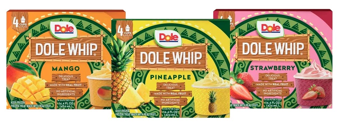 varieties of dole whip products coming to grocery stores