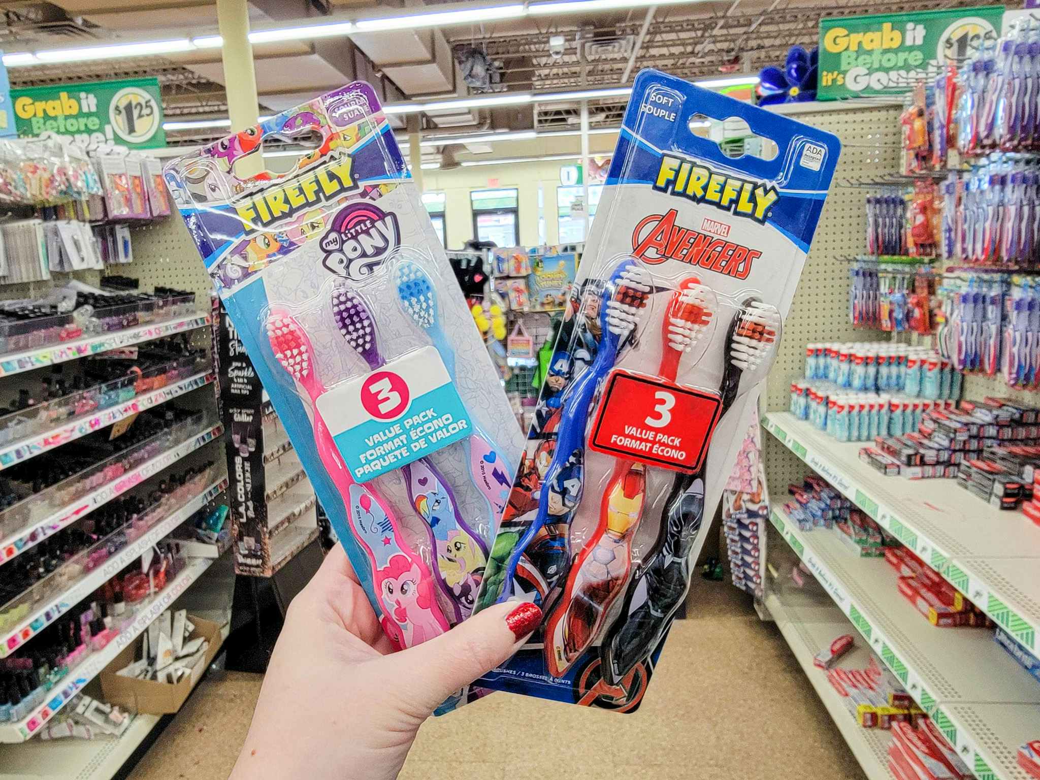 kids character toothbrushes