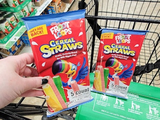 foot loops cereal straws