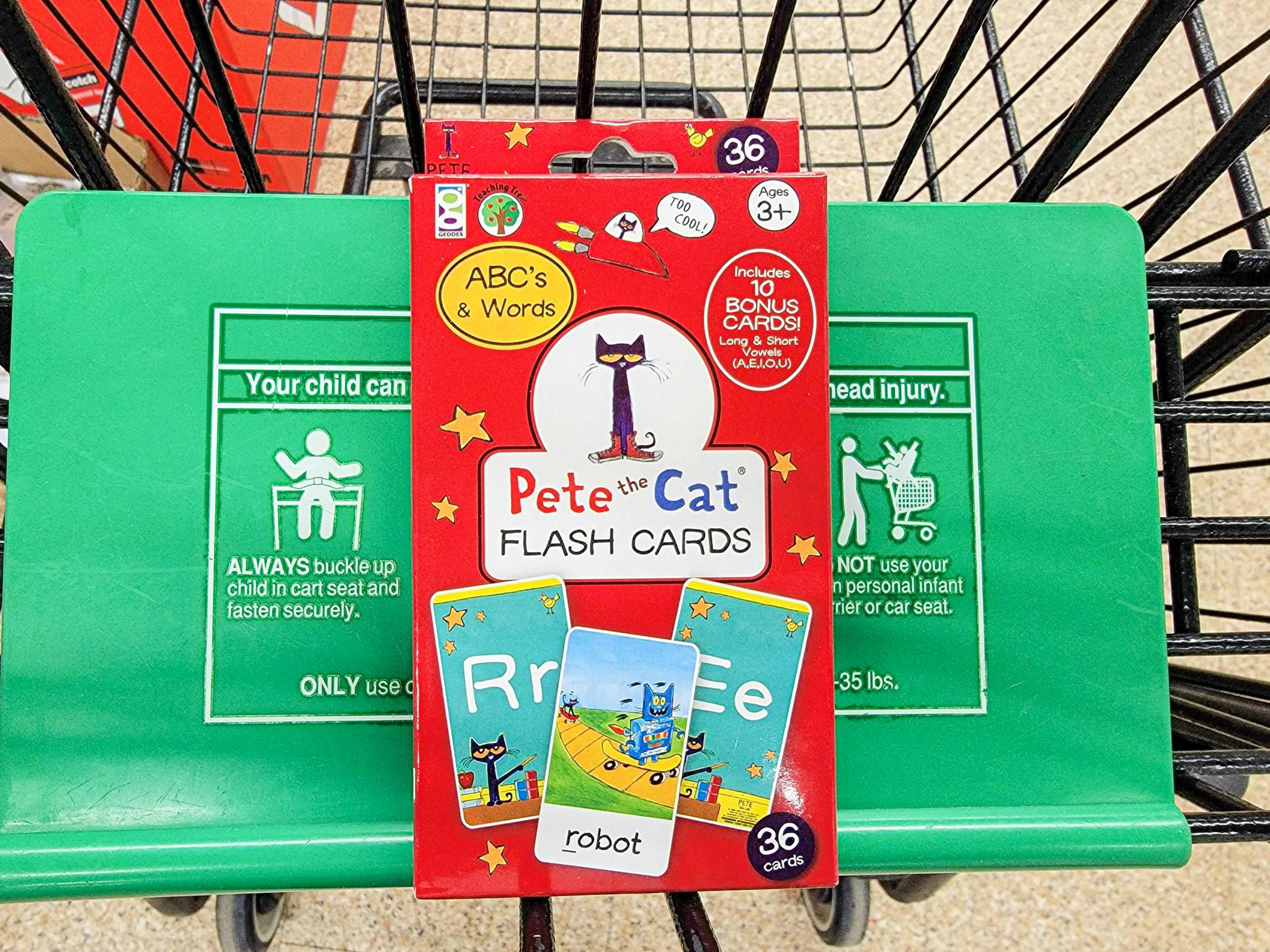 pete the cat flash cards