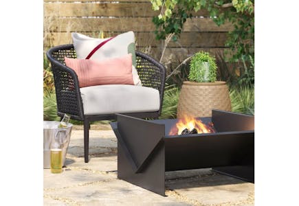 Flat Pack Wood Burning Outdoor Fireplace