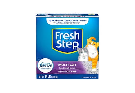 Fresh Step Multi-Cat Odor Control Cat Litter