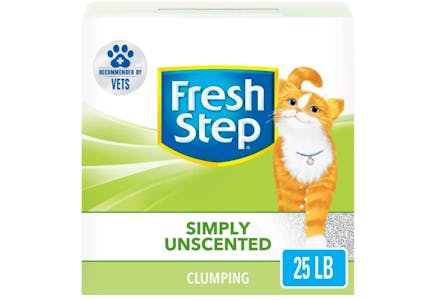 2 Fresh Step 25-Pound Cat Litter