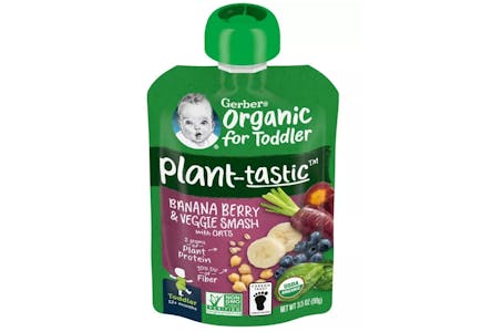 Mix & Match Gerber Organic Baby Food Products