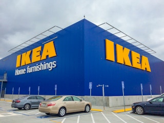 The outside of an IKEA store