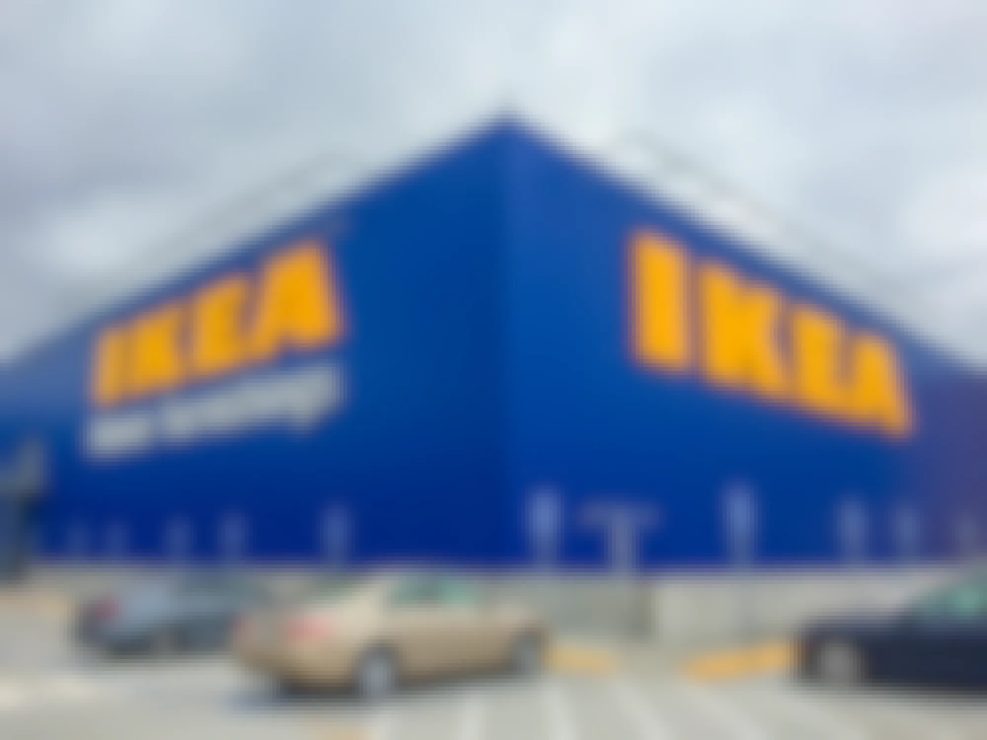 The outside of an IKEA store