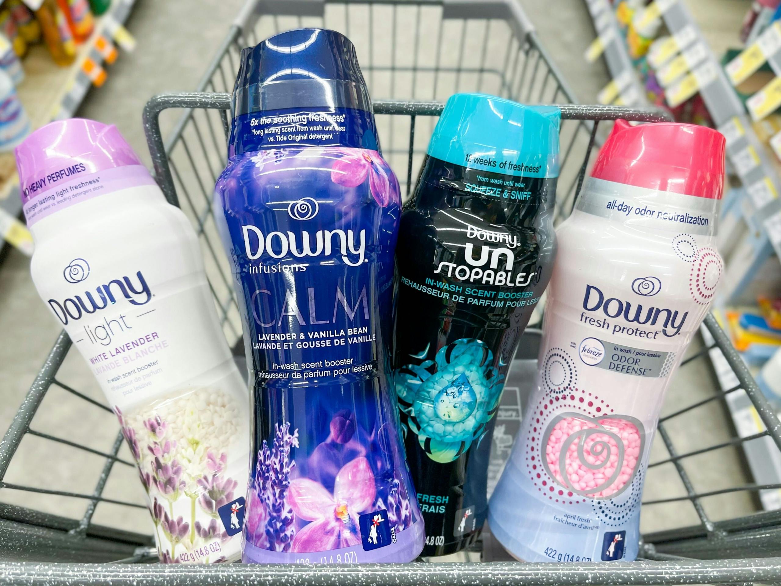 downy beads in shopping cart