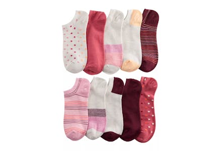 10-Pack of Women's Socks