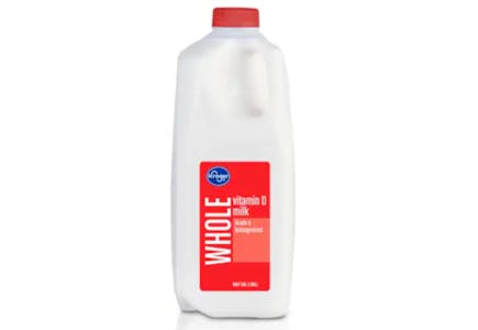 Kroger Half-Gallon Milk
