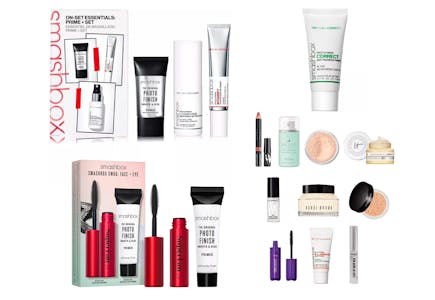 2 Smashbox 3-Piece Sets + 3 Free Gifts