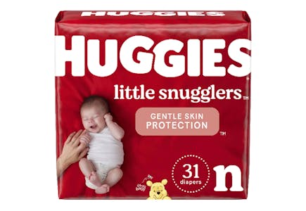 2 Jumbo Packs Huggies Newborn Diapers