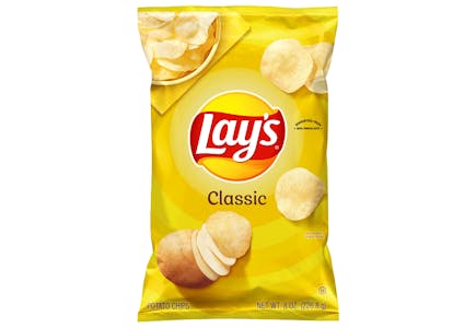 2 Lay's Potato Chips Bags