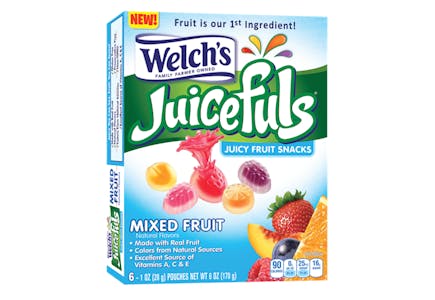 2 Welch's Juicefuls Fruit Snacks