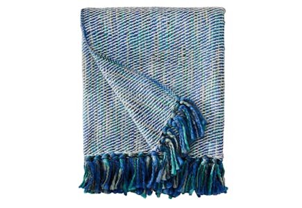 Space Dyed Woven Throw Blanket