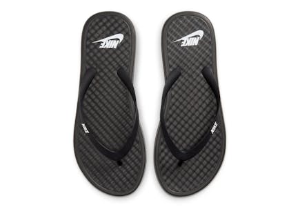 Nike Men's Black Flip-Flop