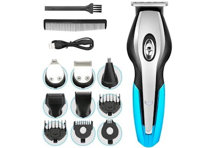11-in-1 Hair Clippers and Grooming Set