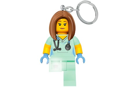 Lego Nurse Keychain