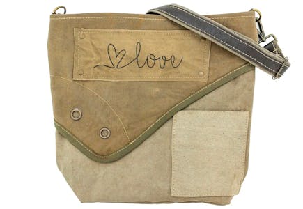 Vintage Addiction Recycled Tent Military Bag