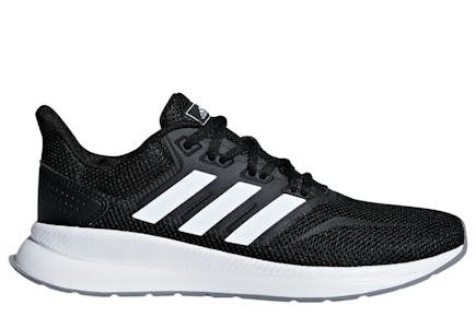 Adidas Black & White Run Falcon Shoes
