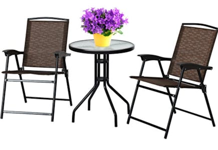 Bistro Outdoor Patio 3-Piece Set