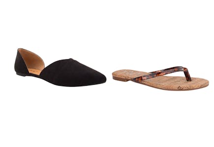 Black Flat & Corkboard Sandal
