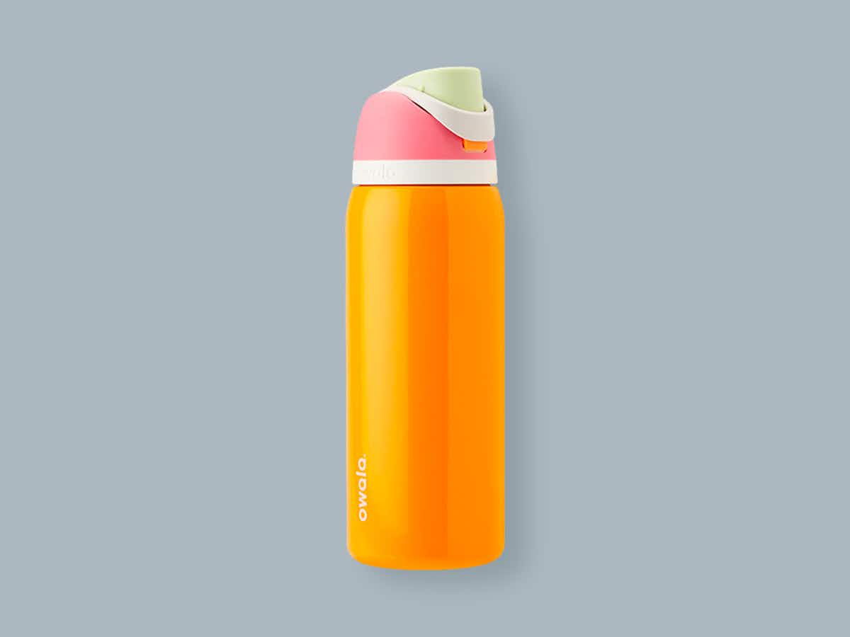 An Owala It's Sherbet Day limited edition bottle 
