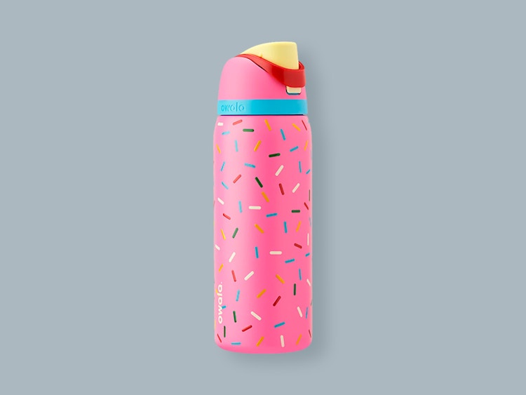 An Owala Piece of Cake limited edition bottle 