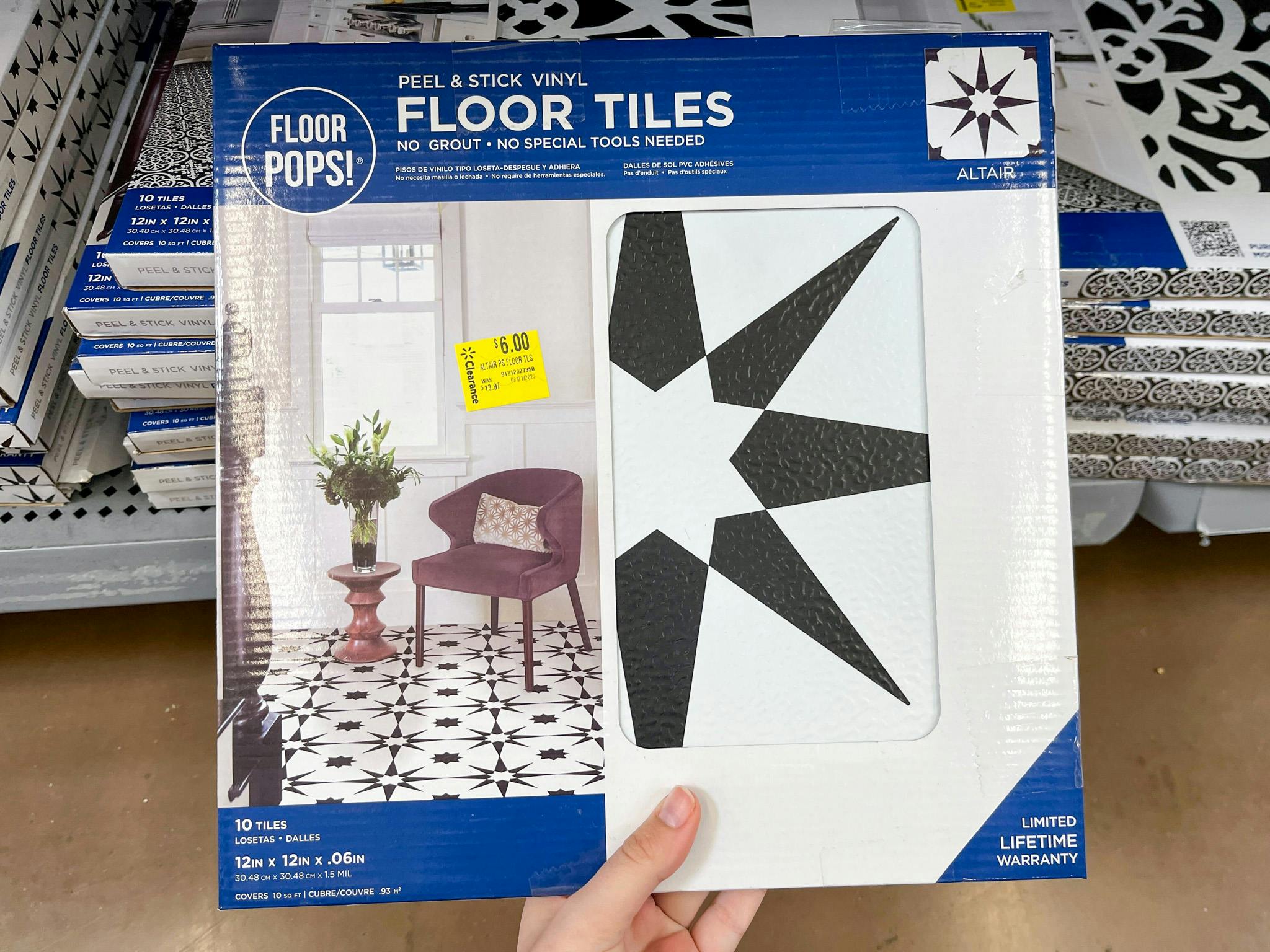 peel and stick tiles floor