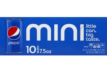 4 Pepsi Mini 10-Packs
