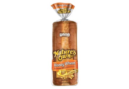 2 Nature's Own Honey Wheat Bread