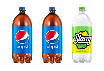 2 Pepsi + 1 Starry 