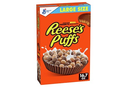 2 Reese's Puffs Cereal
