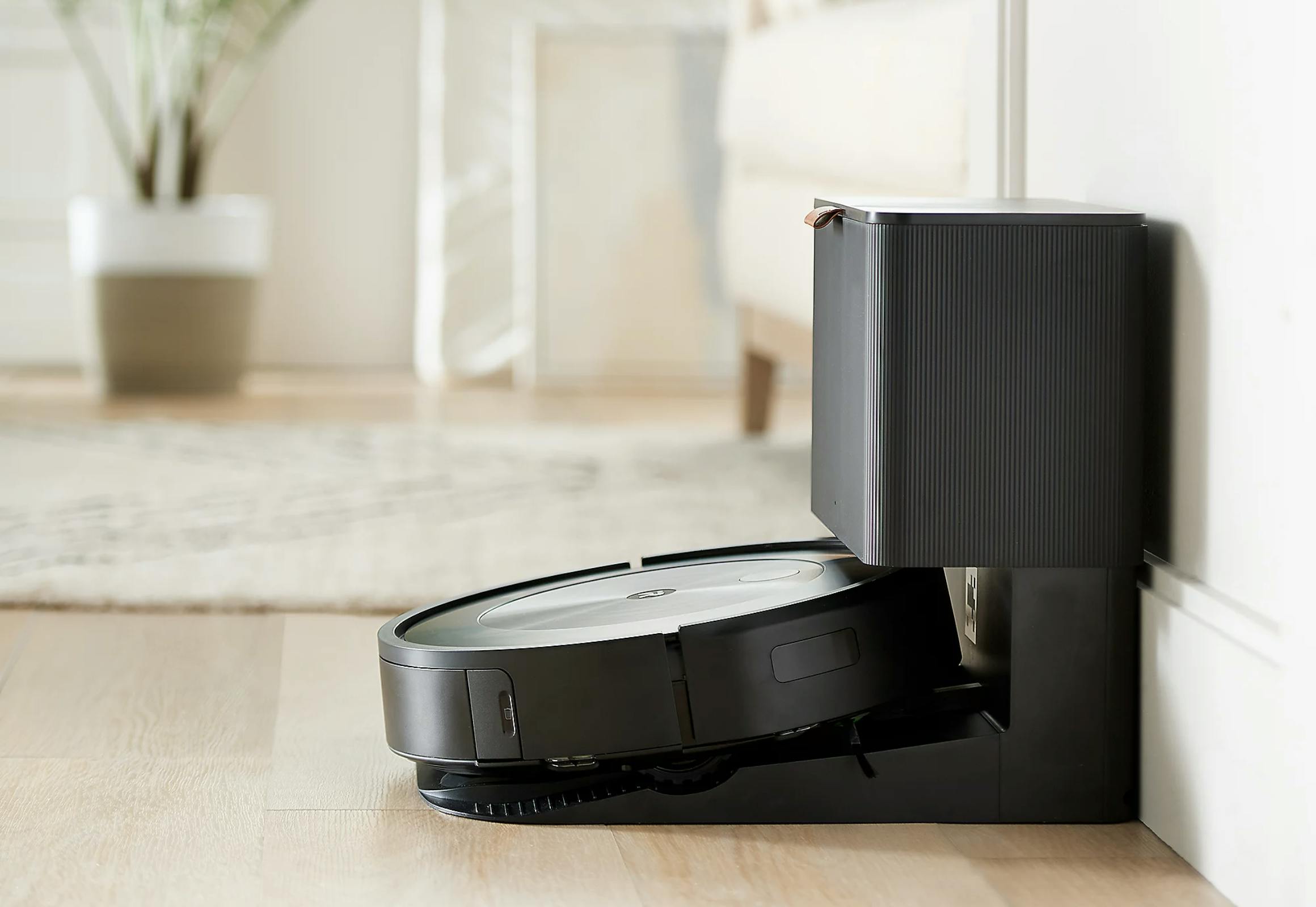 qvc iRobot Roomba j7X+ Wi-Fi Robot Vacuum With Clean Base stock image 2023