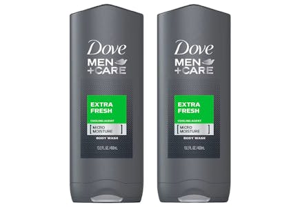 2 Dove Men+Care Body & Face Wash