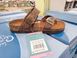 brown sandal